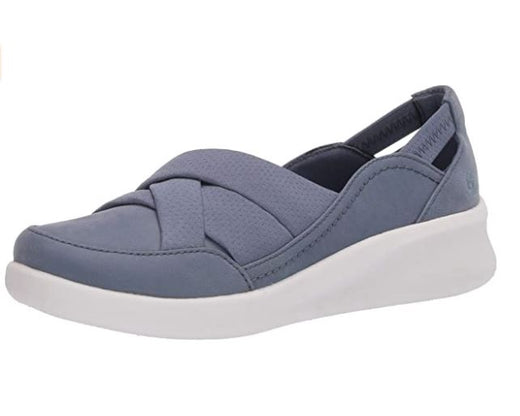 CLARKS Footwear Women's Sillian 2.0 Star Blue Grey Synthetic