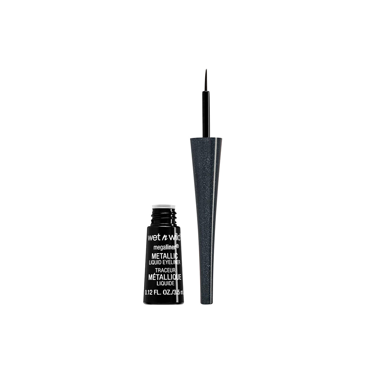 WET N WILD Makeup Eyeliner Megaliner Metallic Liquid Eyeliner Cosmic Black