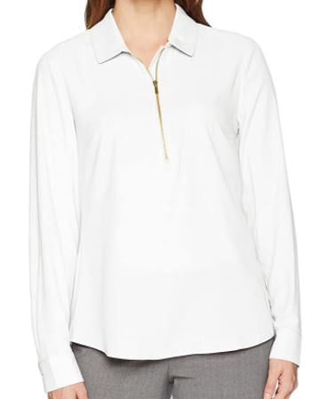 LARK & RO Top Blouse Women White