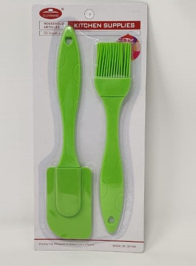 Baking Silicone Pastry Oil Brush + Scraper 876 Ouyamei
