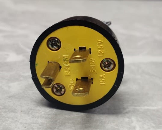 COOPER Plug 3 Pin Duplex Round 1709-BOX Eaton