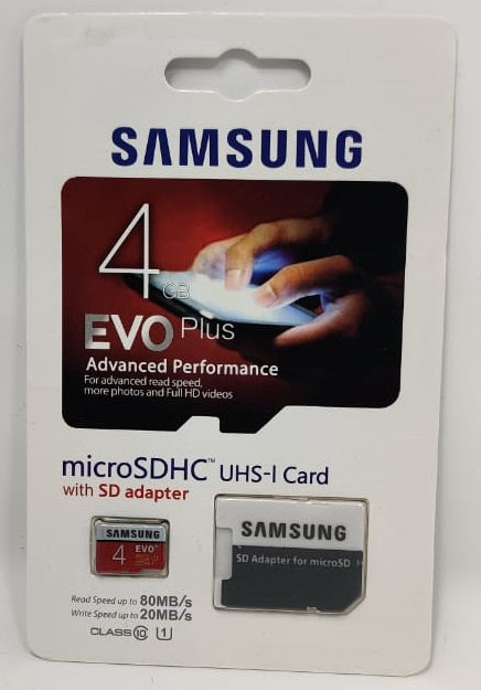 GENERIC Computer Sd Micro Card 4GB with 1ADPTOR Evo Plus