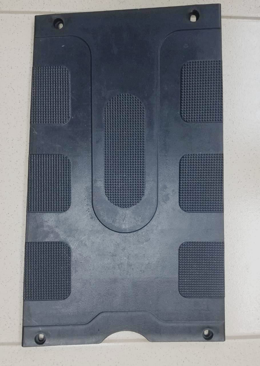 E/BIKE Footrest Plate Mat Black