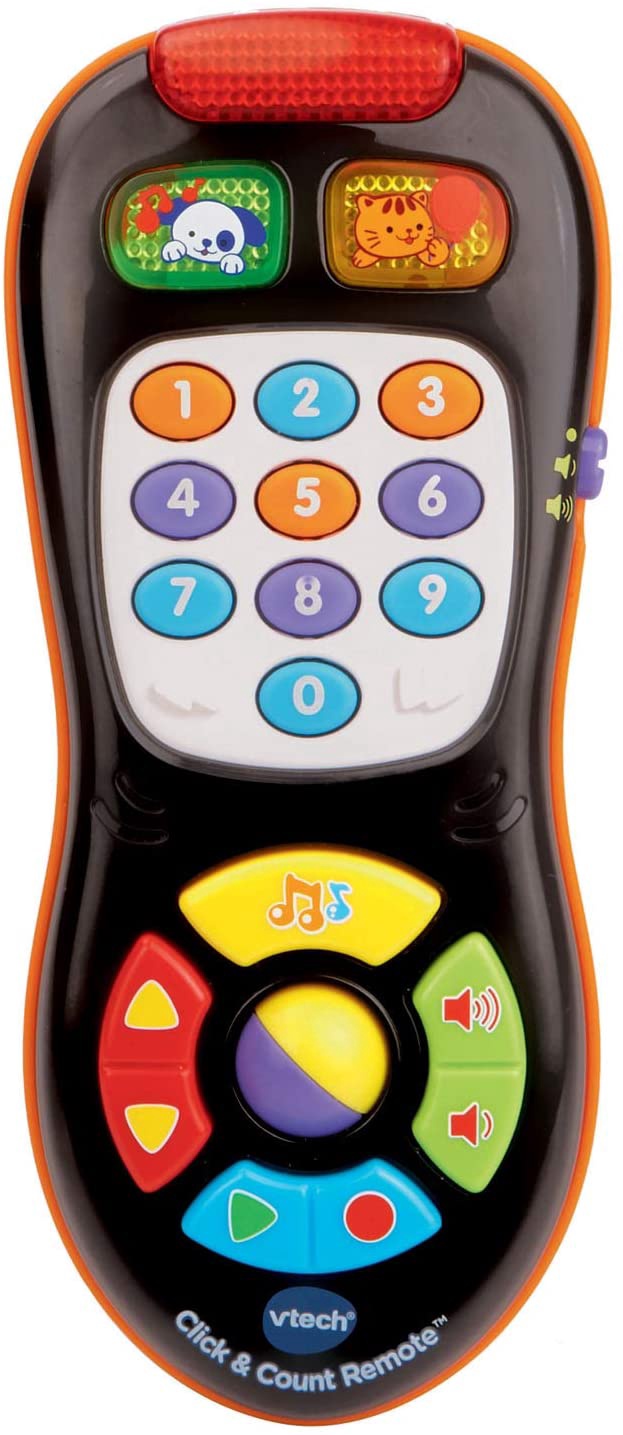 VTECH Toy Click and Count Remote, Black