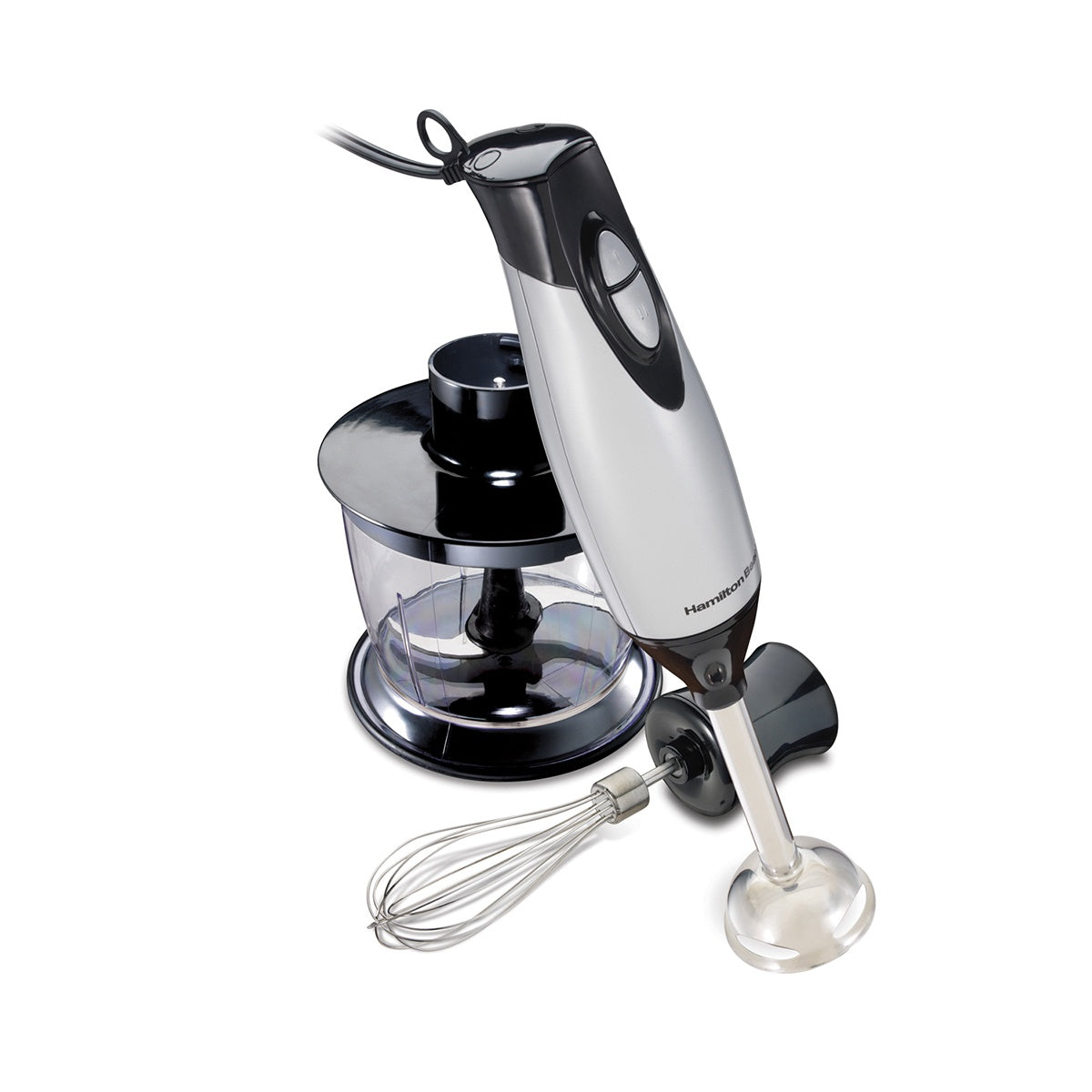HAMILTON BEACH Blender 59765 Hand Blender with Whisk and Chopping Bowl