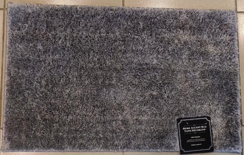 HOME ACCENT RUG Floor Mat 20 X 32" 50X80CM Shaggy
