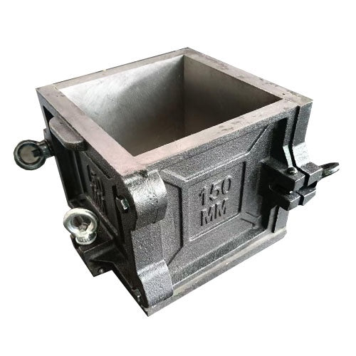 DEVOX Concrete Testing Cube Moulds 6" X 6" 150MM Sq Metal with Bolts HFC-CE001