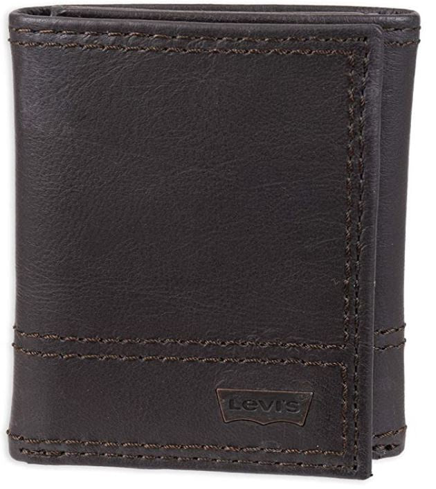 LEVI'S Wallet Men's Trifold Sleek and Slim IN Gift Box