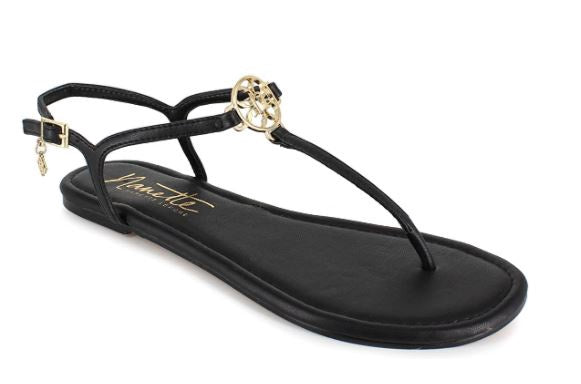 NANETTE LEPORE Footwear Nanette Women's Taylor Flat Sandal Black