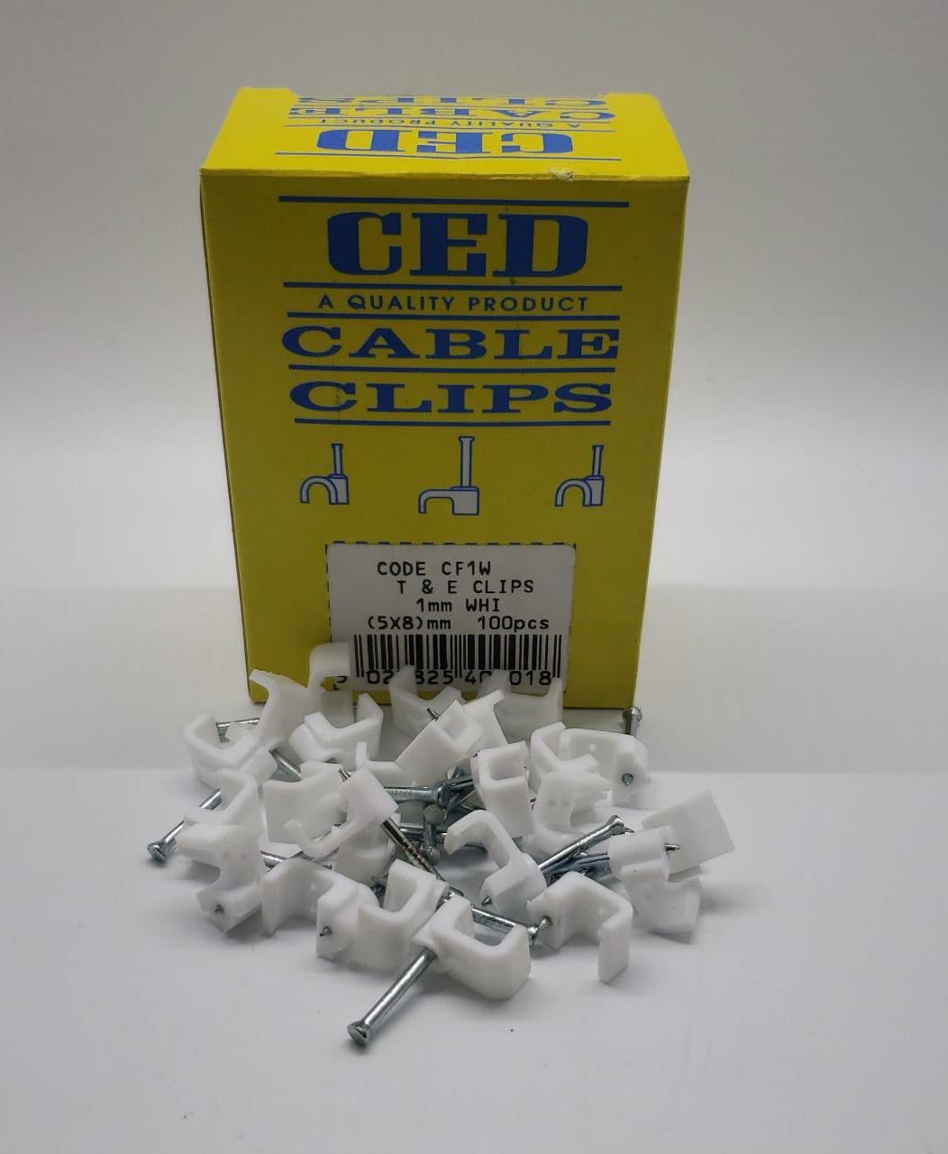 CED Cable Tower Clips 1.5MM Flat CF1W T&e 100PCS Box