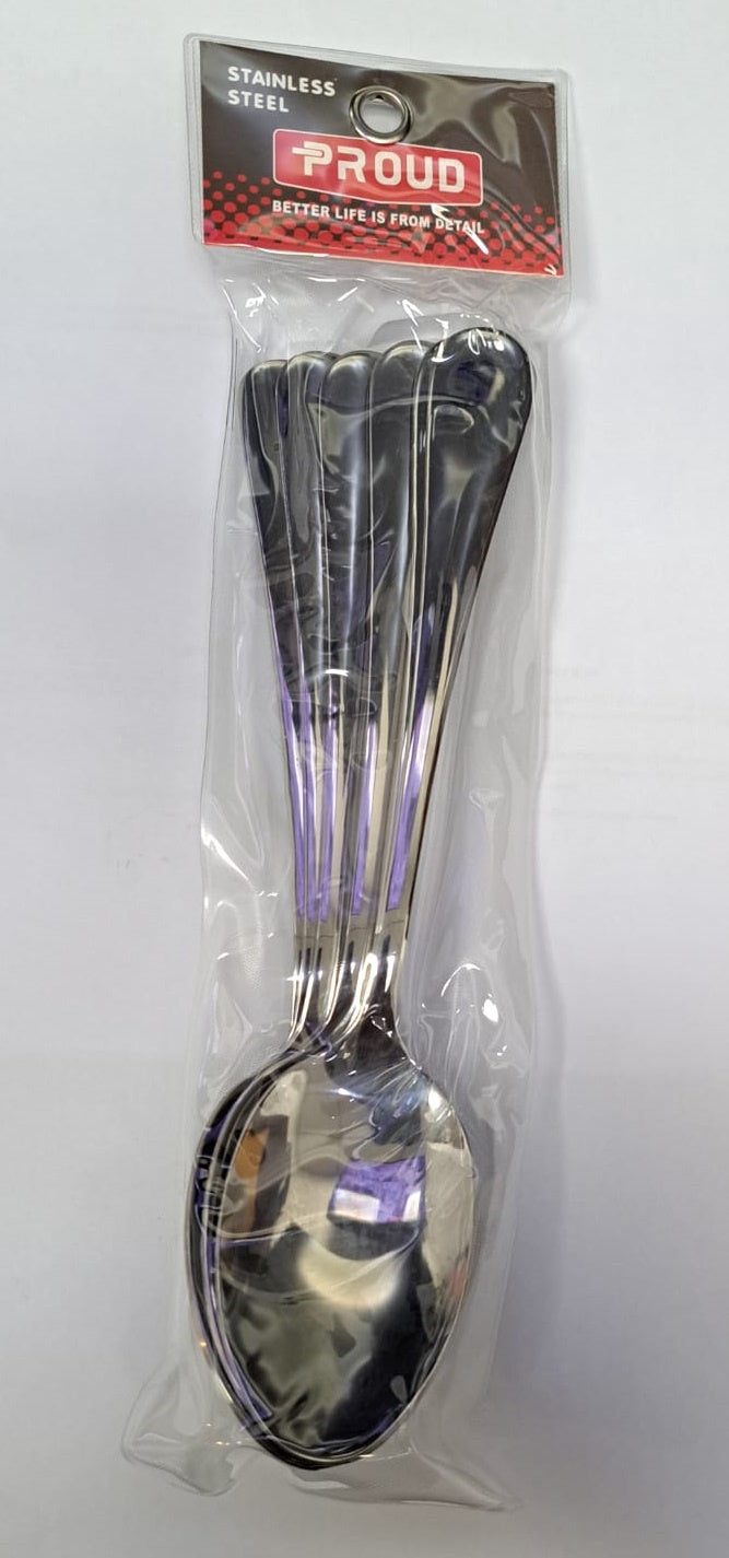 Eating Spoon 6PCS Stainless Steel Proud