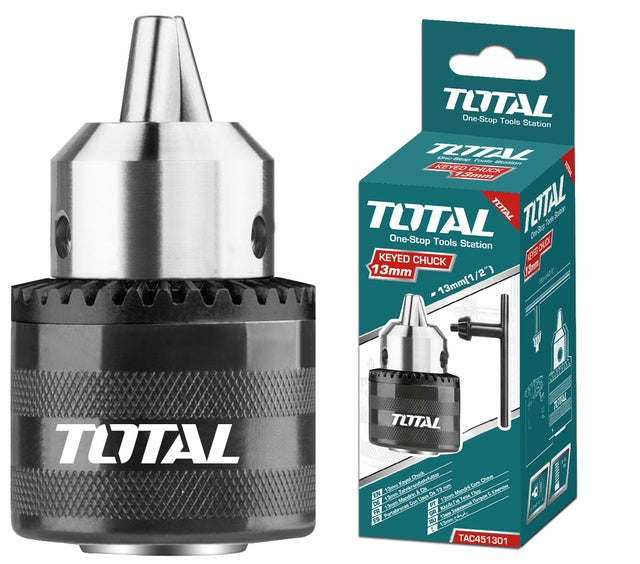 TOTAL Drill Chuck W/KEY TAC451301.1 13MM 1/2