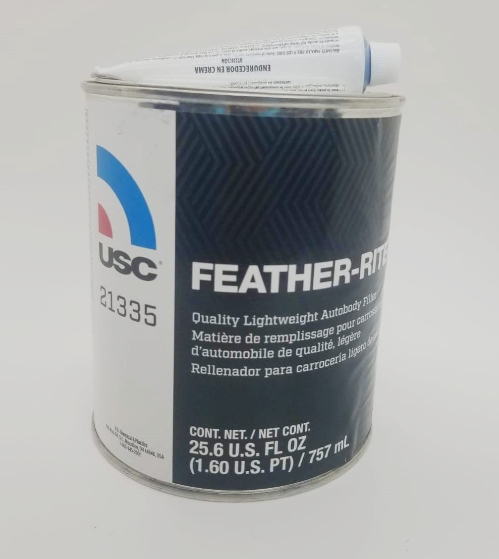 FEATHER RITE Filler Dry 2PT W/HARDENER Usc
