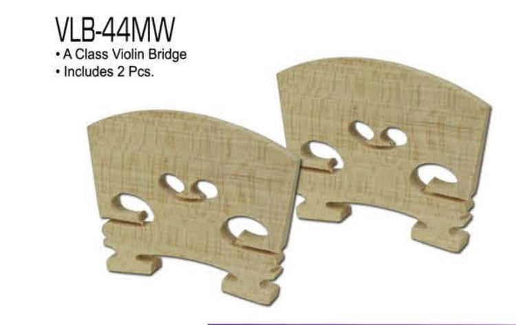 ZEBRA Violin Bridge VLB-44MW (Pair) 4/4 Maple Wood