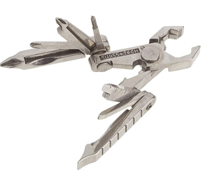 SWISS+TECH MULTI-TOOL ST53100 Polished Ss 19-IN-1 Micro Pocket