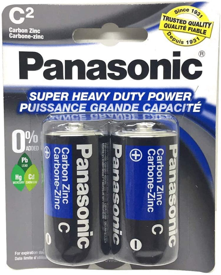 PANASONIC Battery Size C Heavy Duty X 2PC Pk