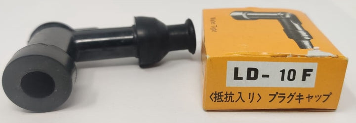 M/CYCLE Spark Plug Cap Bend LD-10F (S-1065) Water Tight R Resistor Cover