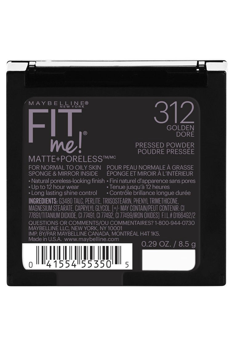 MAYBELLINE NEW YORK Fit Me Matte + Pore Free Powder Makeup