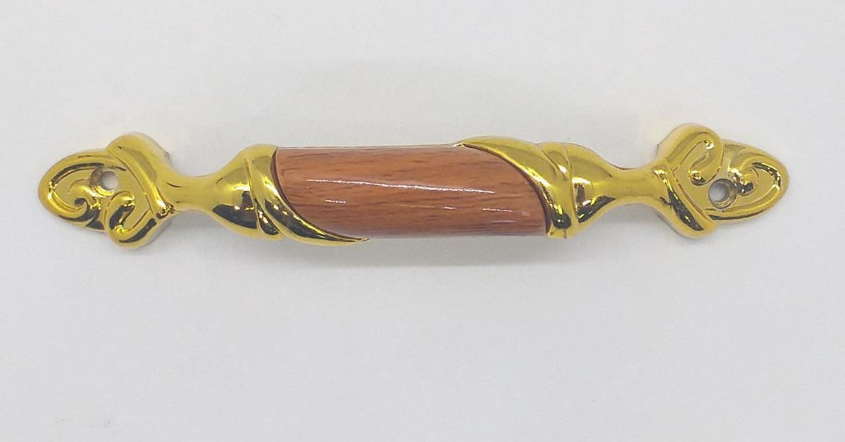 Draw Handle Gold with Color Center / White
