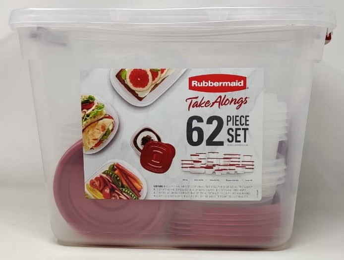 RUBBERMAID Storage Container 2135490 62PCS Take Alongs