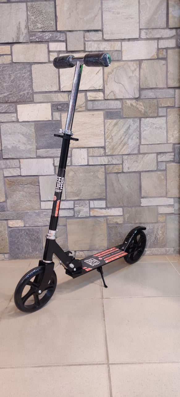 Kids Scooter 2 Wheel 106 with Stand Summer Speed Is Life Crazy Rider