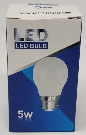 Bulb LED 5W 85-265V Rohs Round Zy 6500K