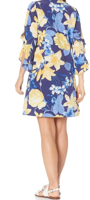 NINE WEST Dress Shift Ruffle Sleeve