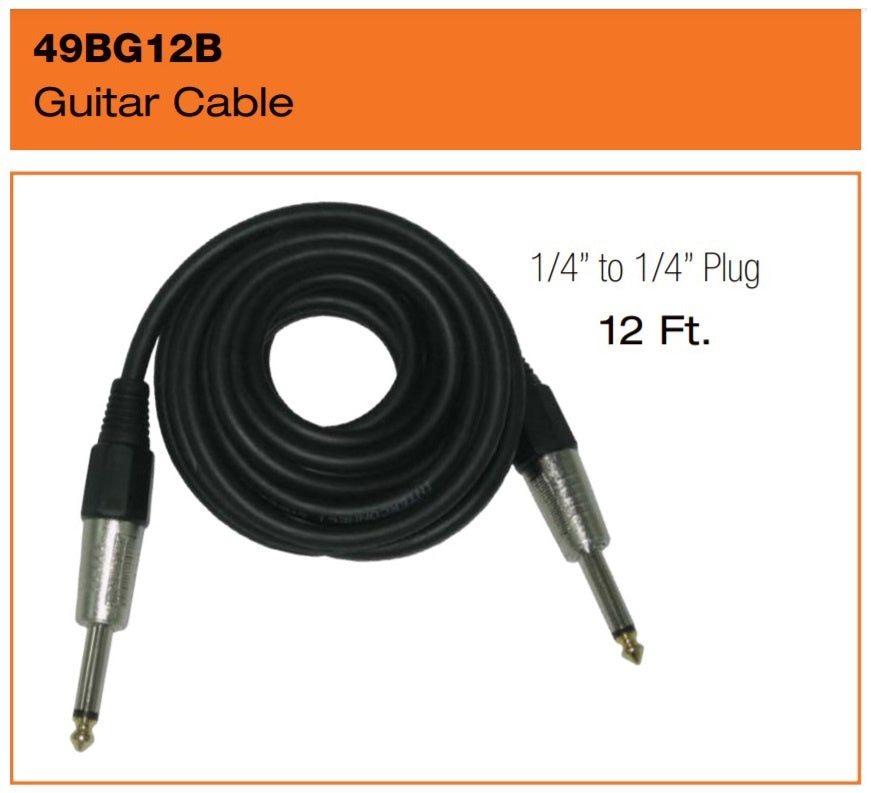 BLASTKING Lead 1 1/4 Male Mono to 1 1/4 Male Mono 12' I49-BG12B