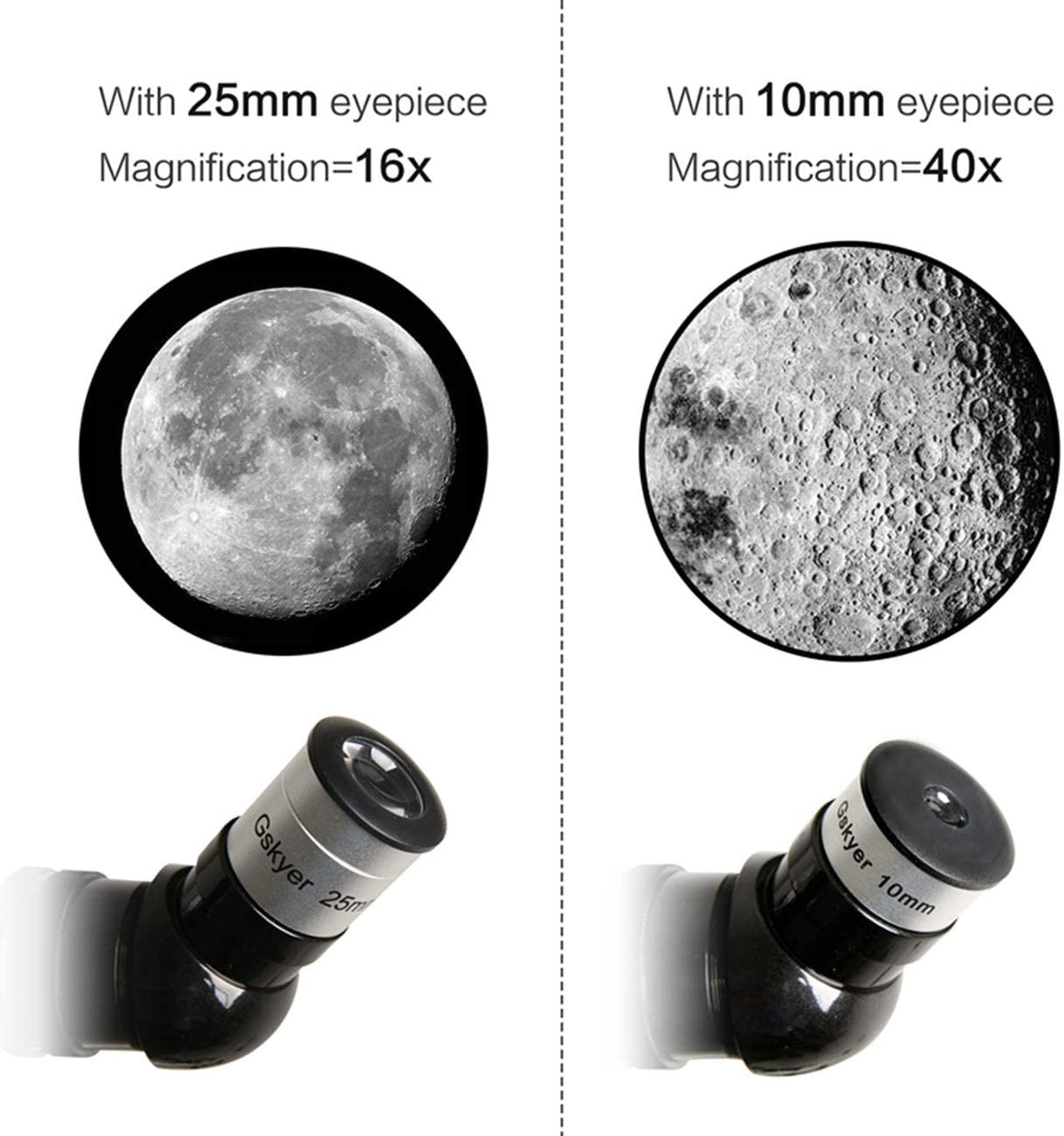GSKYER Telescope 70MM Aperture Astronomical Refracting Beginner AZ70400 Az 70400