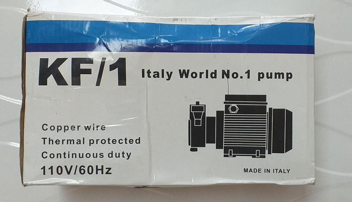 ITALY WORLD Water Pump #1 KF/1 110/220