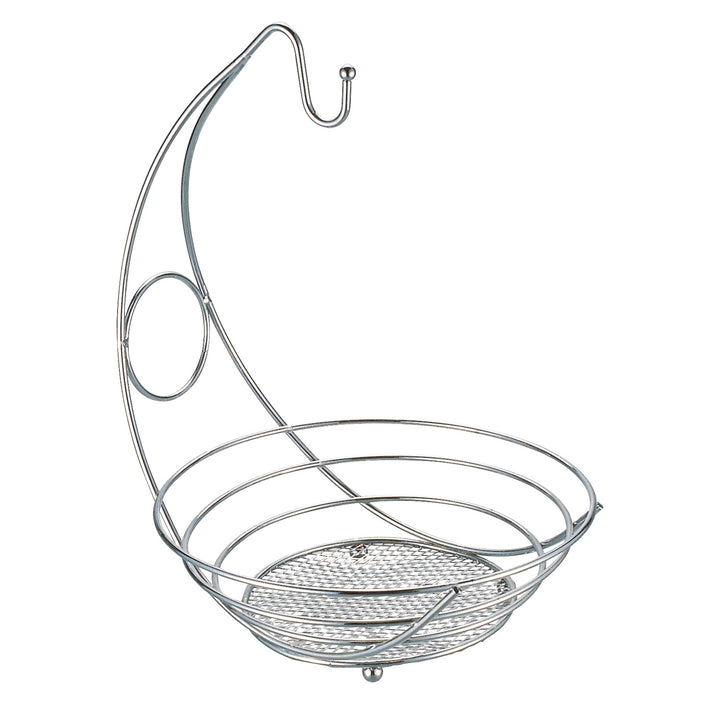 JESSAR Fruit Basket with Banana Hanger 6-00801 Chrome