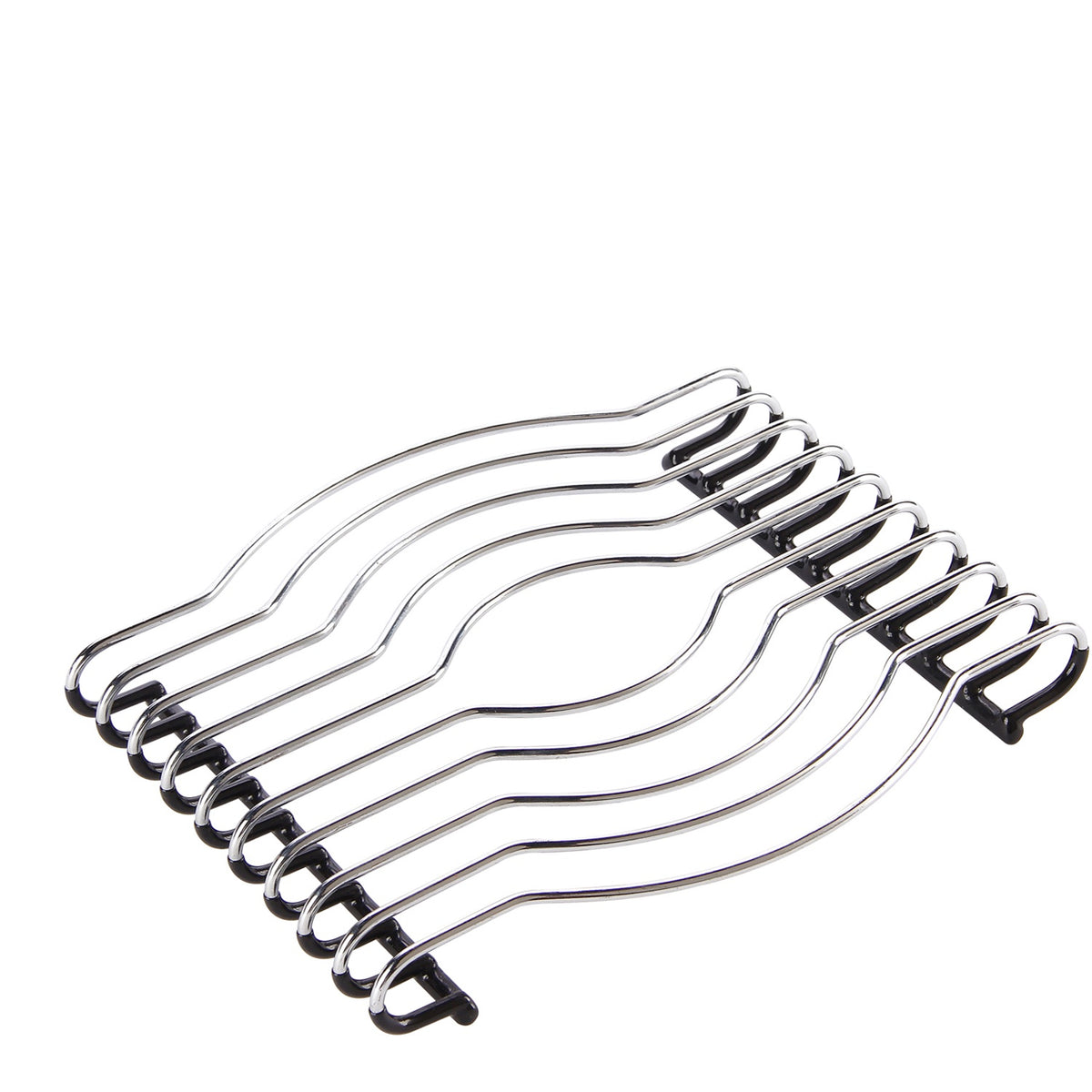JESSAR Metal Pot Holder Trivet 6-00803 Chrome with Half Pu Coating