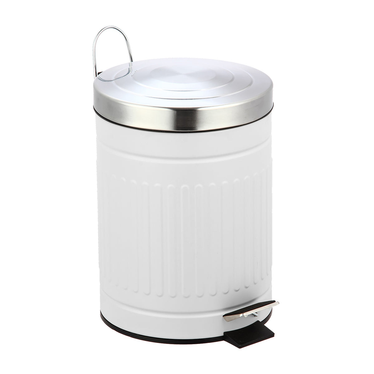 JESSAR Trash Bin 6-00840 Step 5L White Limpus