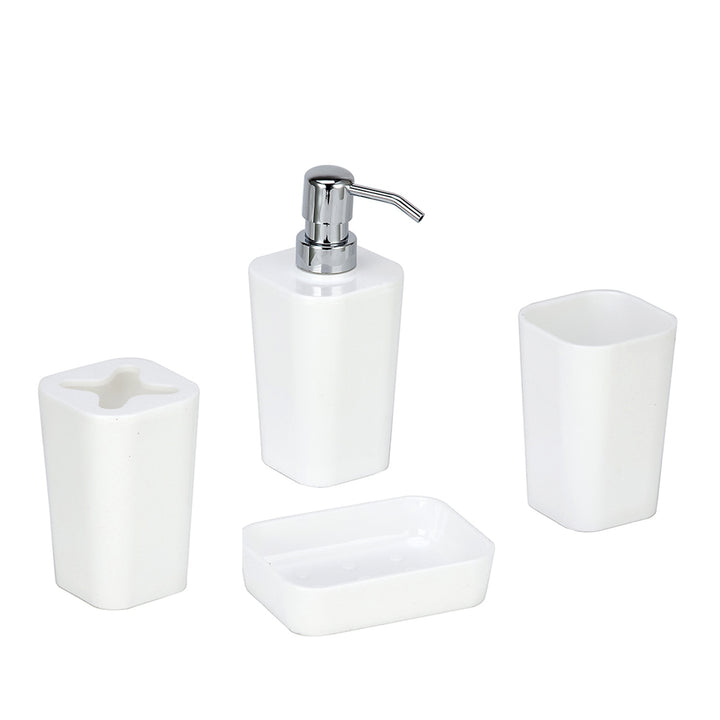 JESSAR Bathroom Accessories 4PCS 6-00878 White