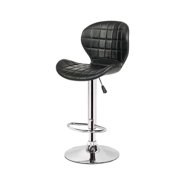 JESSAR Bar Stool 6-01505 Adjustable Height Swivel “Upper” Black