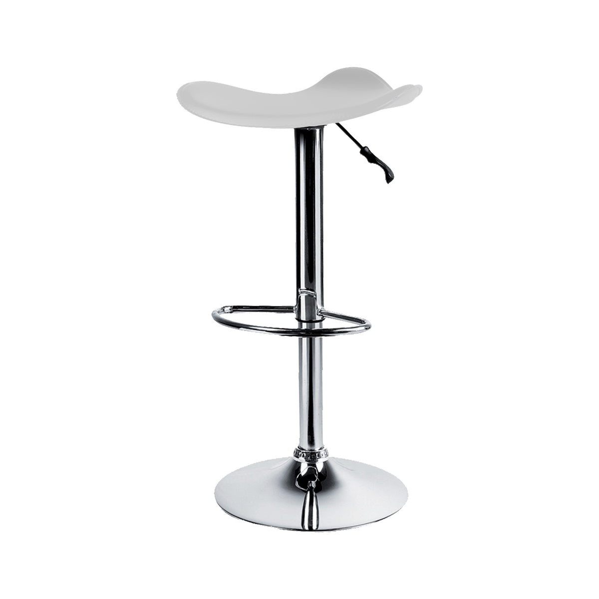 JESSAR Bar Stool 6-01507 Adjustable Height & Swivel “Flex” White