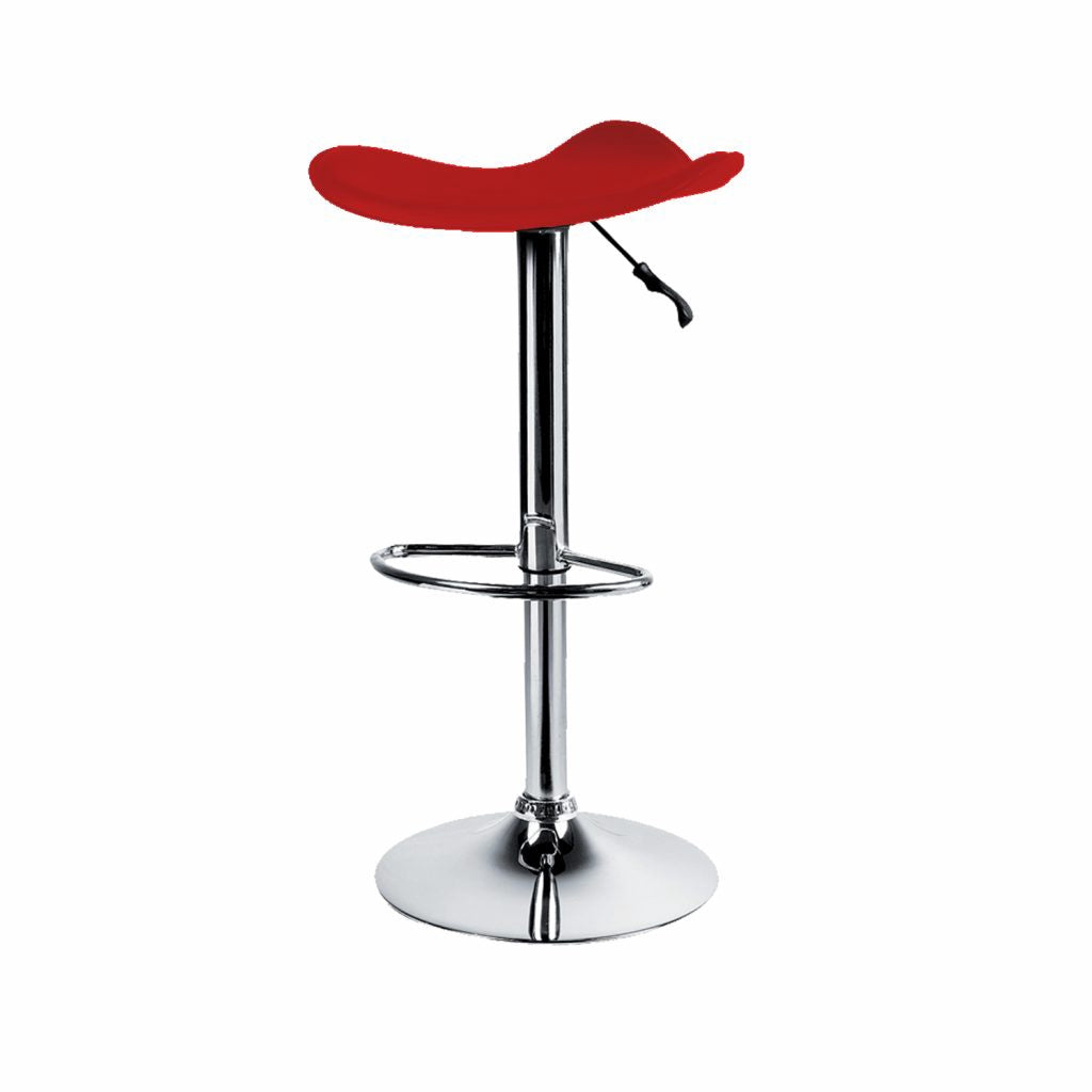 JESSAR Bar Stool 6-01509 Adjustable Height & Swivel “Flex” Red