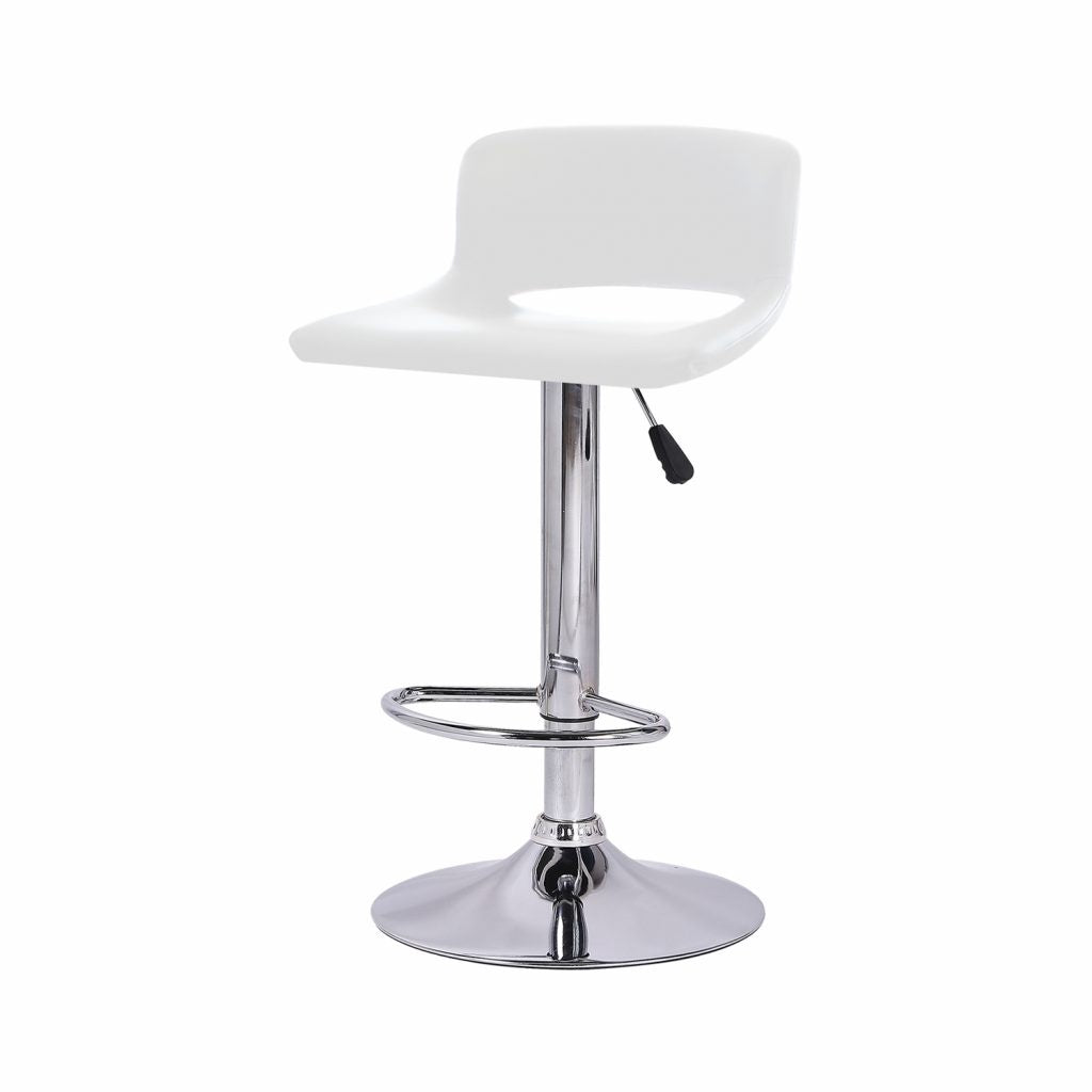 JESSAR Bar Stool 6-01510 Adjustable Height & Swivel ?Glamour? White