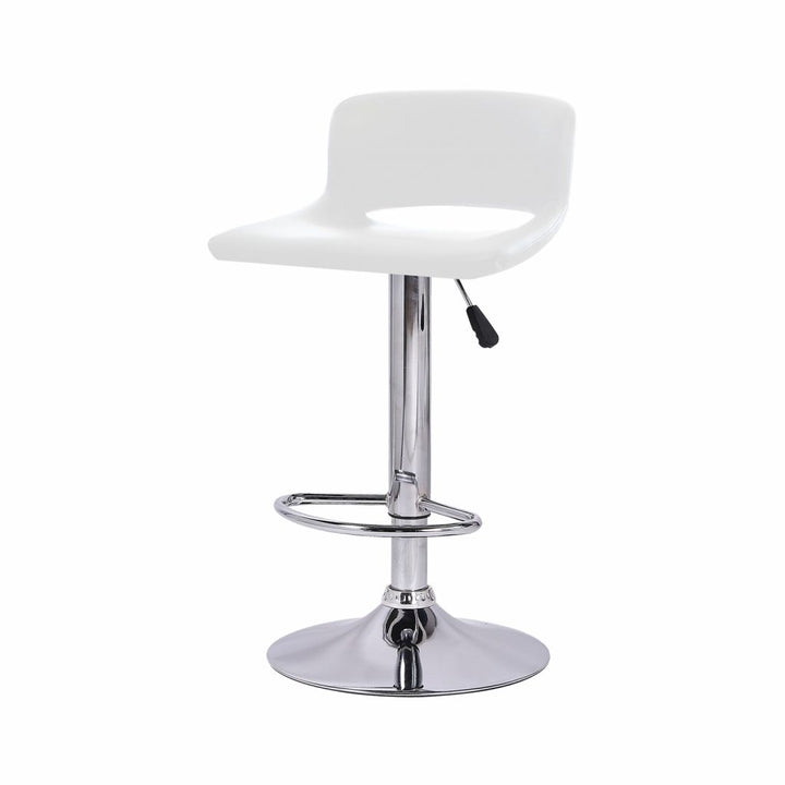 JESSAR Bar Stool 6-01510 Adjustable Height & Swivel ?Glamour? White