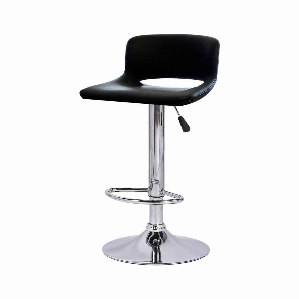JESSAR Bar Stool 6-01511 Adjustable Height & Swivel Glamour Black