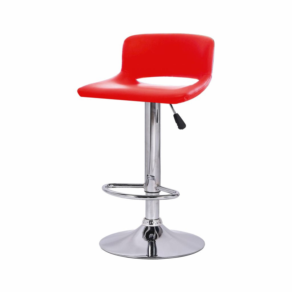 JESSAR Bar Stool 6-01512 Adjustable Height & Swivel “Glamour” Red