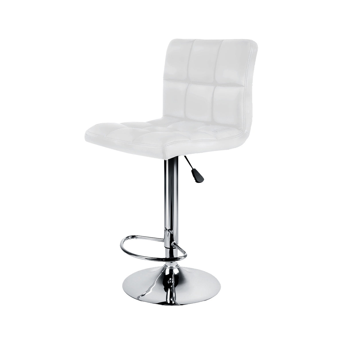 JESSAR Bar Stool 6-01513 Adjustable Height & Swivel ?Fixer? White