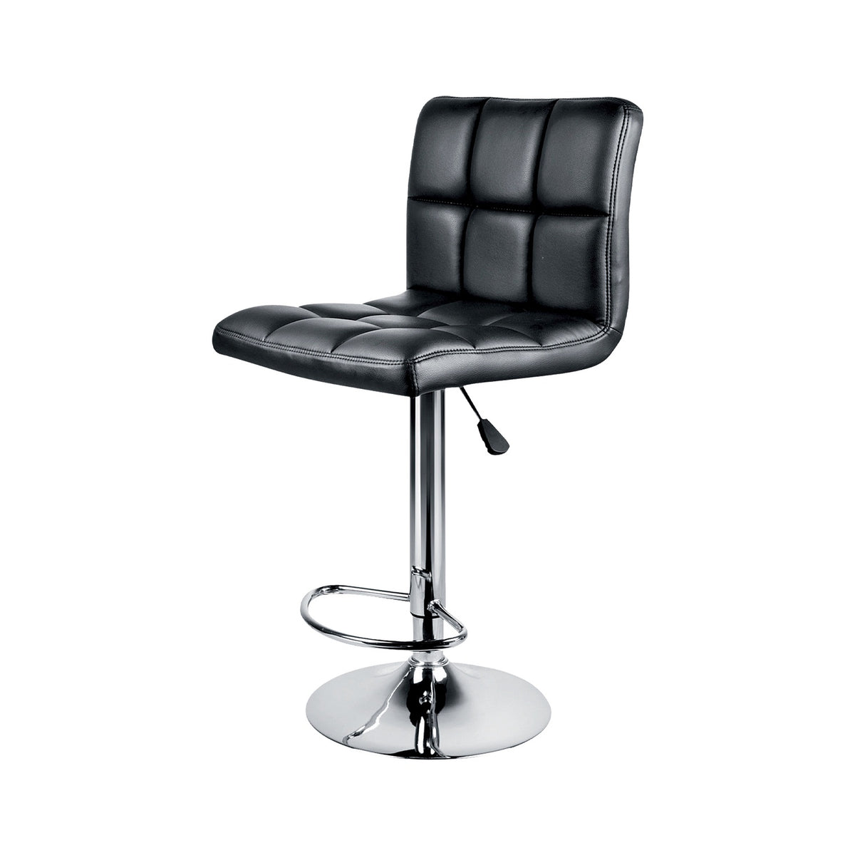 JESSAR Bar Stool 6-01514 Adjustable Height & Swivel “Fixer” Black