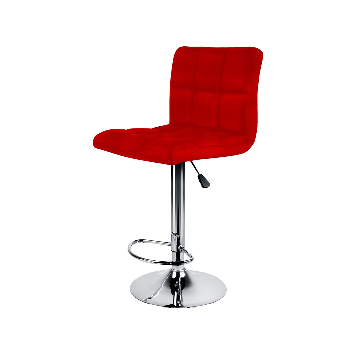 JESSAR Bar Stool 6-01515 Adjustable Height & Swivel “Fixer” Rouge Red