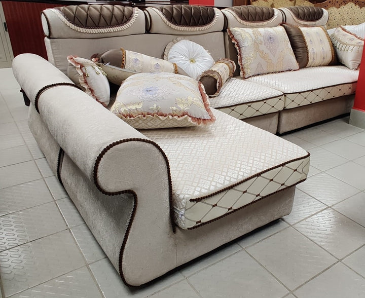Sofa Set L Shape with Pillows