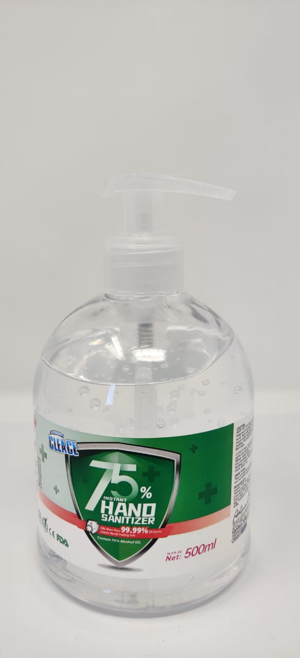 CLEACE Hand Sanitizer Gel 500ML 75% Alcohol