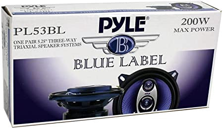 PYLE Speaker Car PL53BL 5.25" 200W