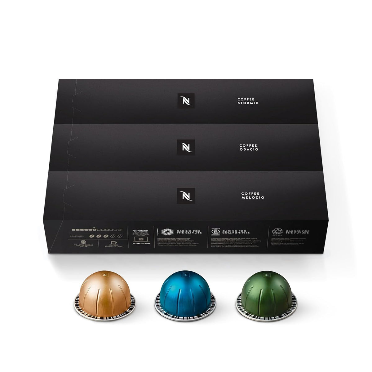NESPRESSO BREVILLE Coffee Capsules Nespresso Vertuo Variety Pack 30COUNT