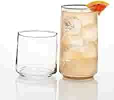BERKLEY JENSEN Glass Set 16-PIECE Drinkware Set BJ-293894