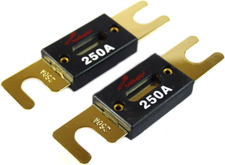 AUDIO PIPE Fuse Auto ANL-250A Gold Flat 250A 2PCS Pack